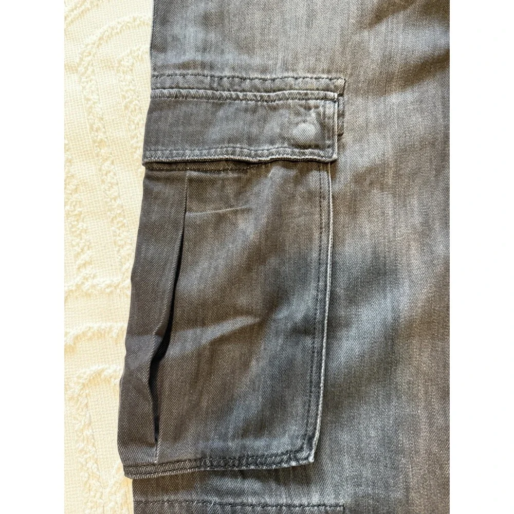 BLANKNYC Cargo Joggers Men 31 Black NEW Drawstring Tapered Utility Pants